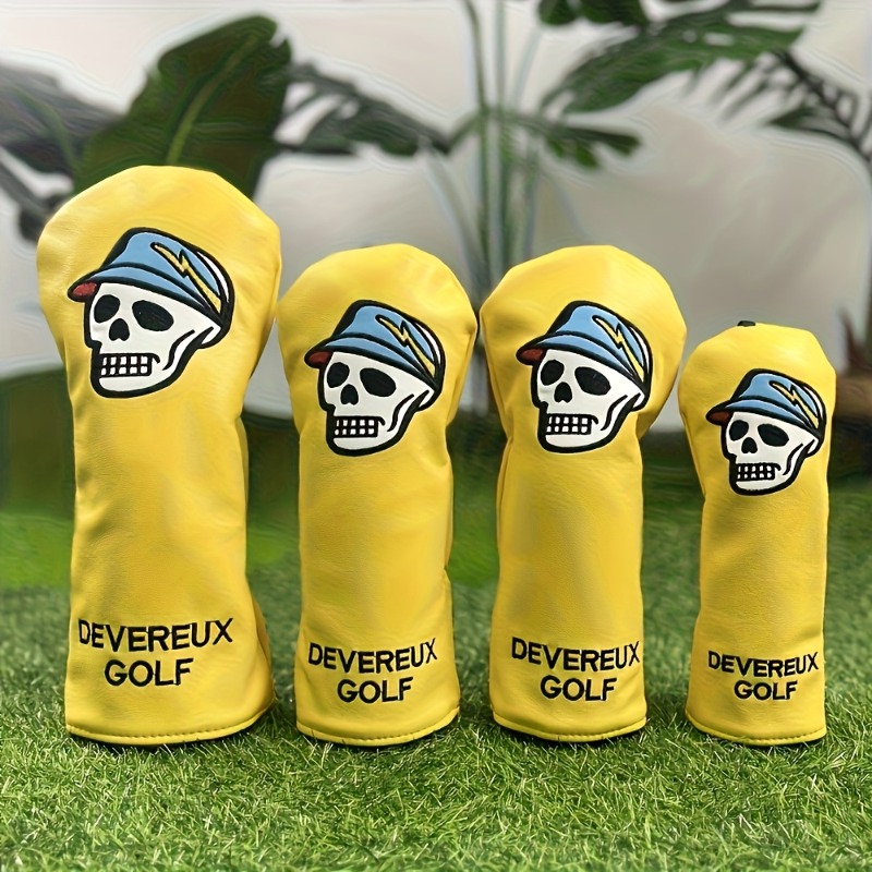 Golf Clubs - Żółte etui ochronne na kije golfowe,