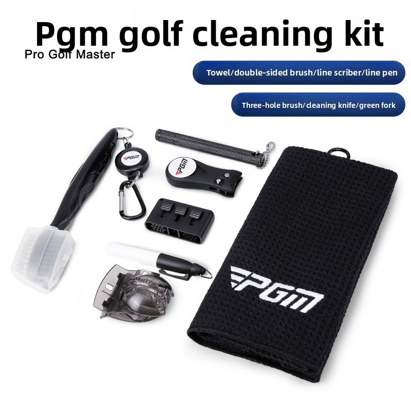 Golf Towel - Zestaw do czyszczenia kijów golfowych PGM,