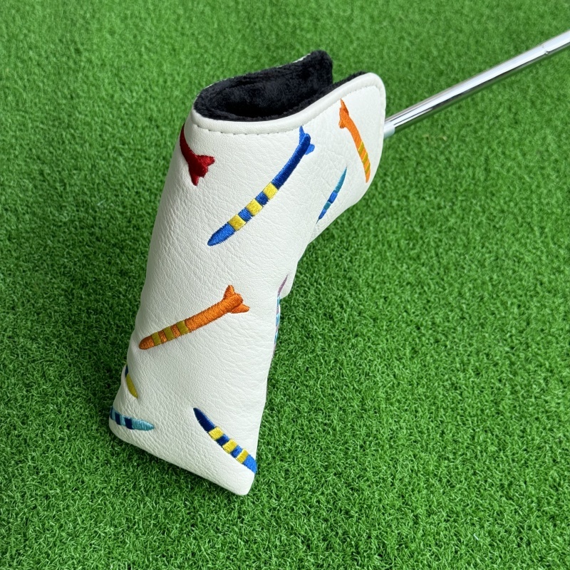 Golf Tees - Pokrowiec na putter golfowy, pokrowiec na
