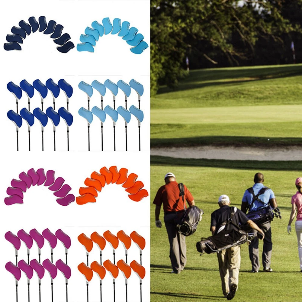 Golf Putter - Pokrowce na kije golfowe z okienkiem,