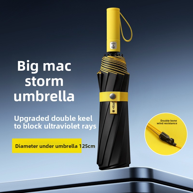 Parasol męski 125 cm, potrójni – Golf Umbrella Large recenzja i cena