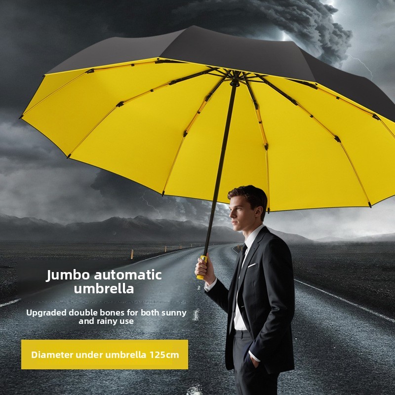 Parasol męski 125 cm, potrójni – Golf Umbrella Large recenzja i cena