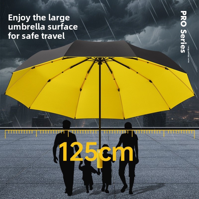 Parasol męski 125 cm, potrójni – Golf Umbrella Large recenzja i cena